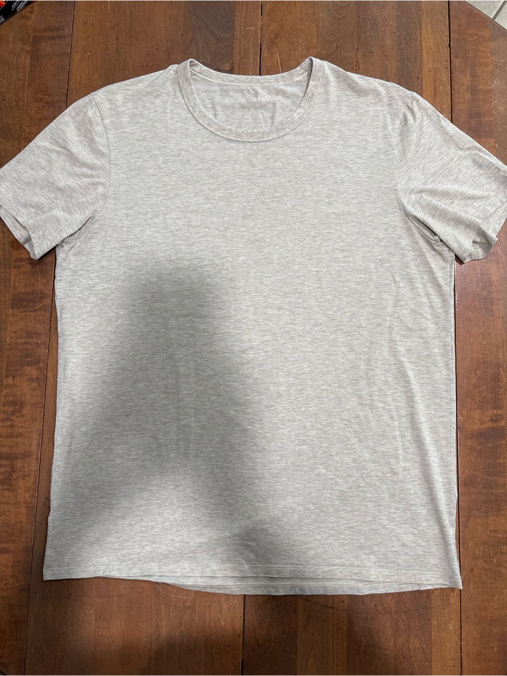 Lululemon Men's Cream Colored Crew Neck T-Shirt